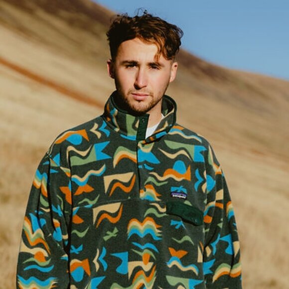 Patagonia Synchilla Snap-T Fleece Pullover Arctic Collage Northern Green Small - Picture 16 of 17